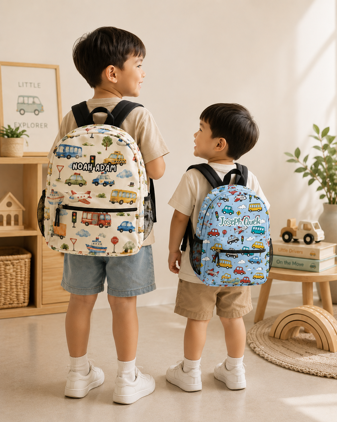 Vehicle Themed Bagpacks