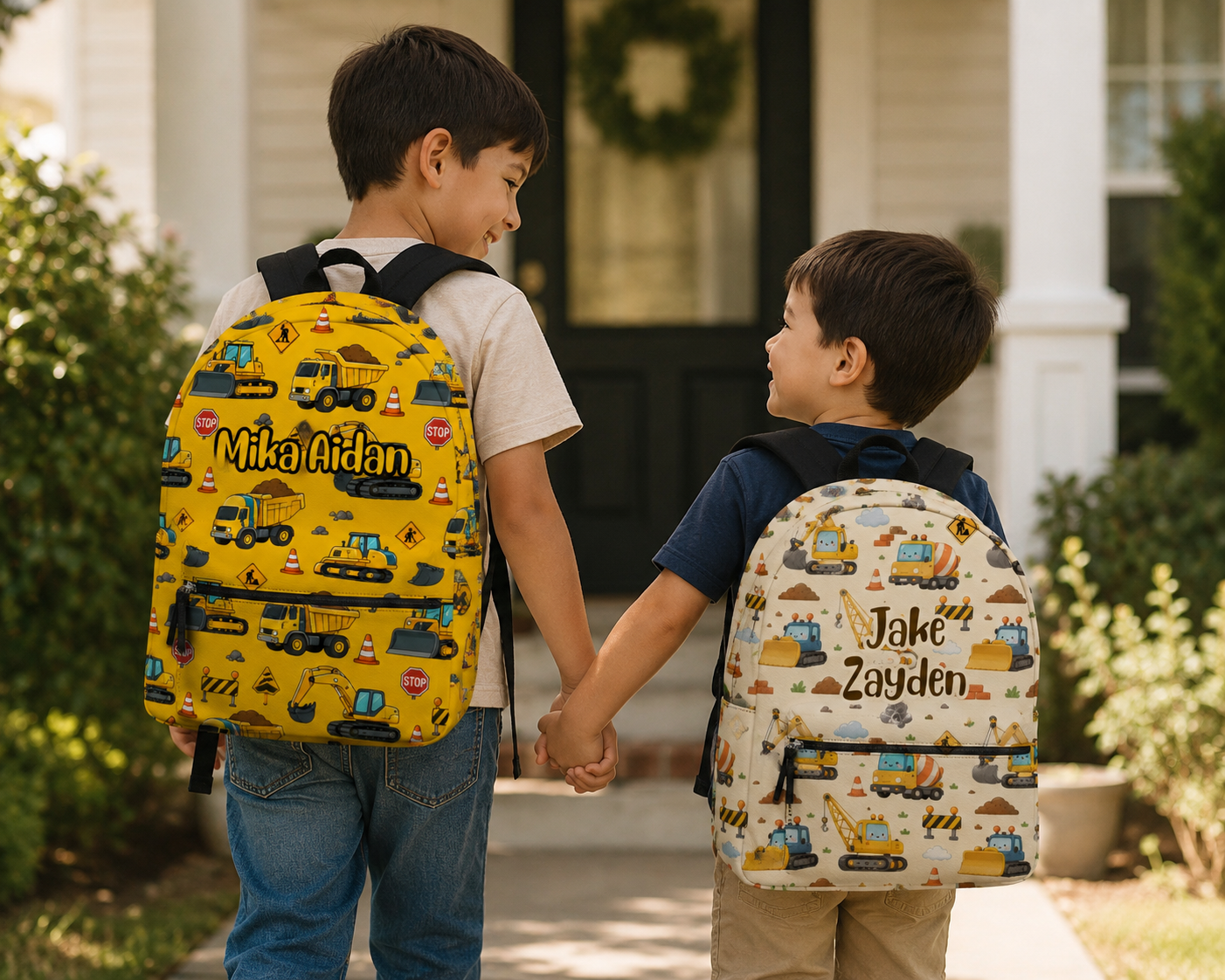 Construction Themed Bagpacks