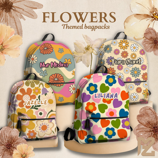 Flowers Themed Bagpacks