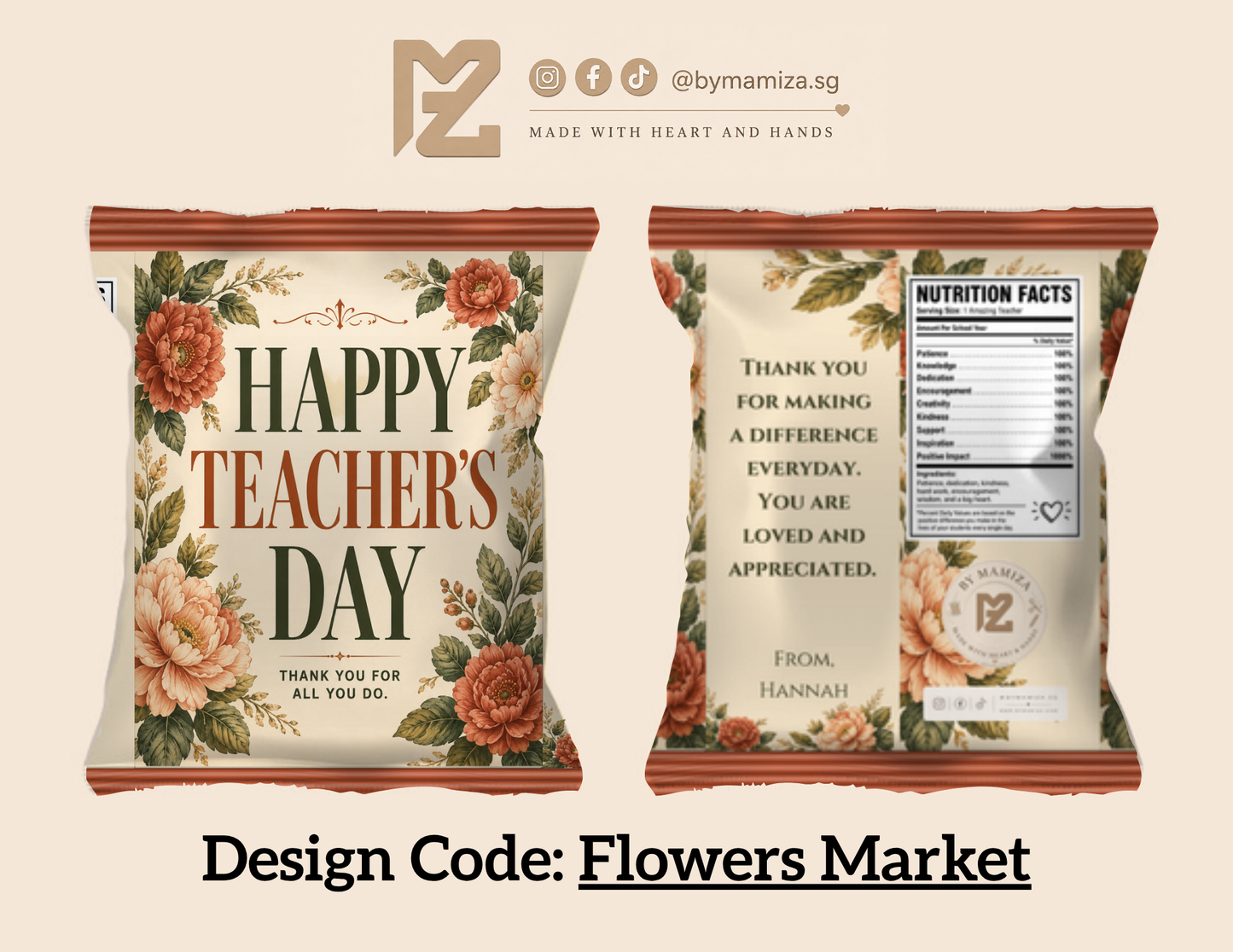 Teacher’s Day Design - Chipbags
