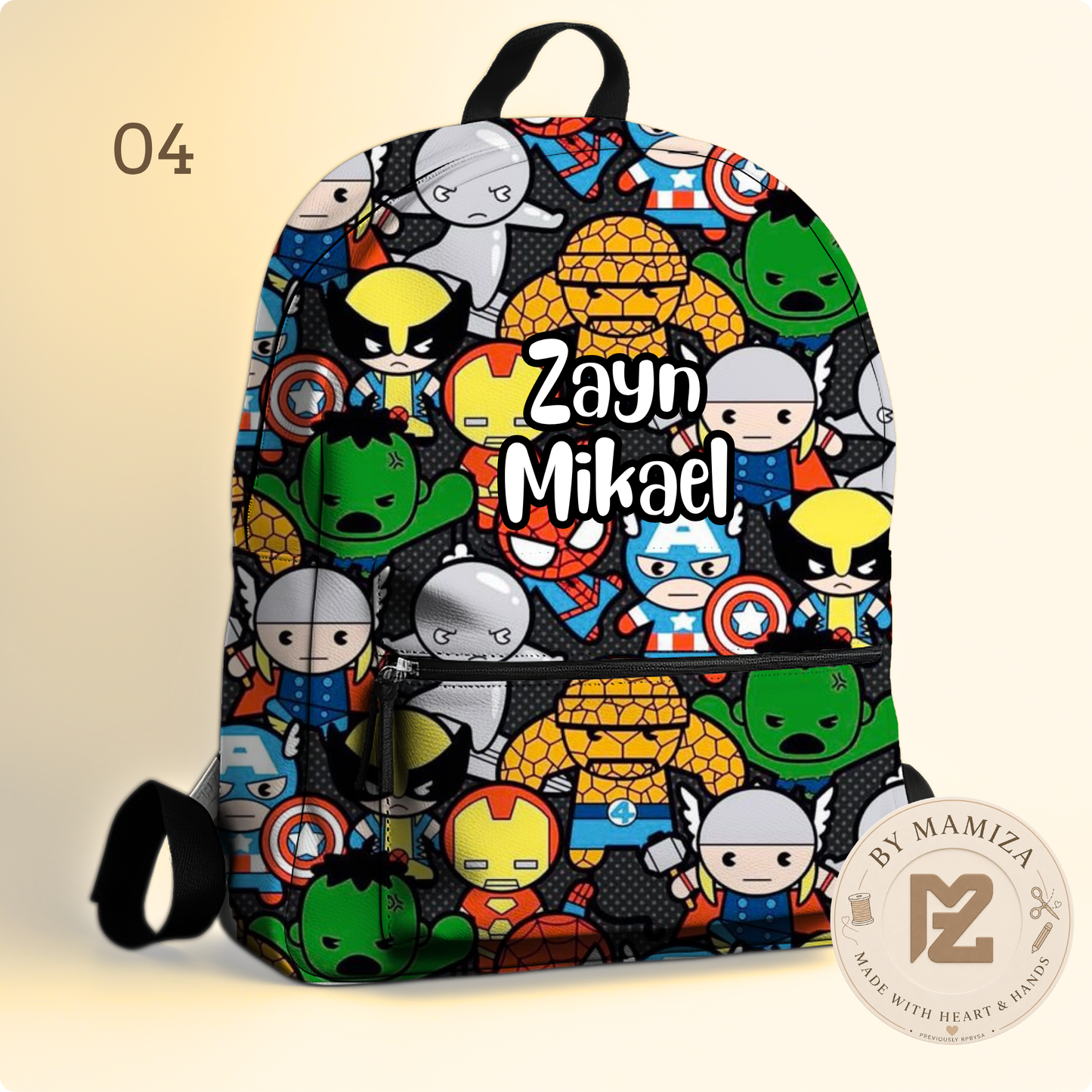 Superhero Themed Bagpacks