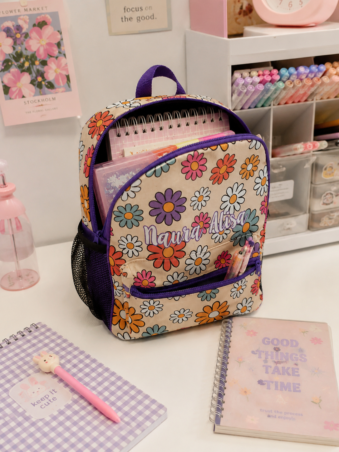 Flowers Themed Bagpacks