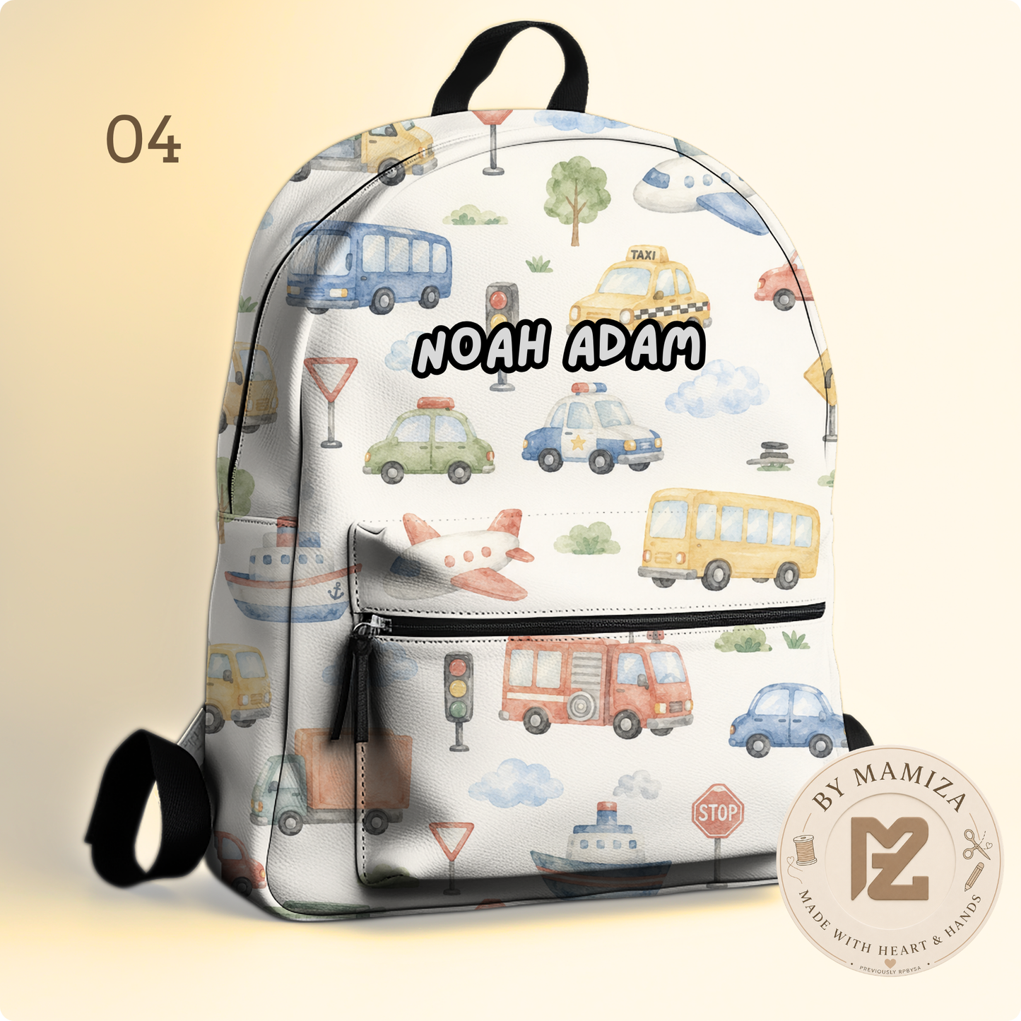 Vehicle Themed Bagpacks