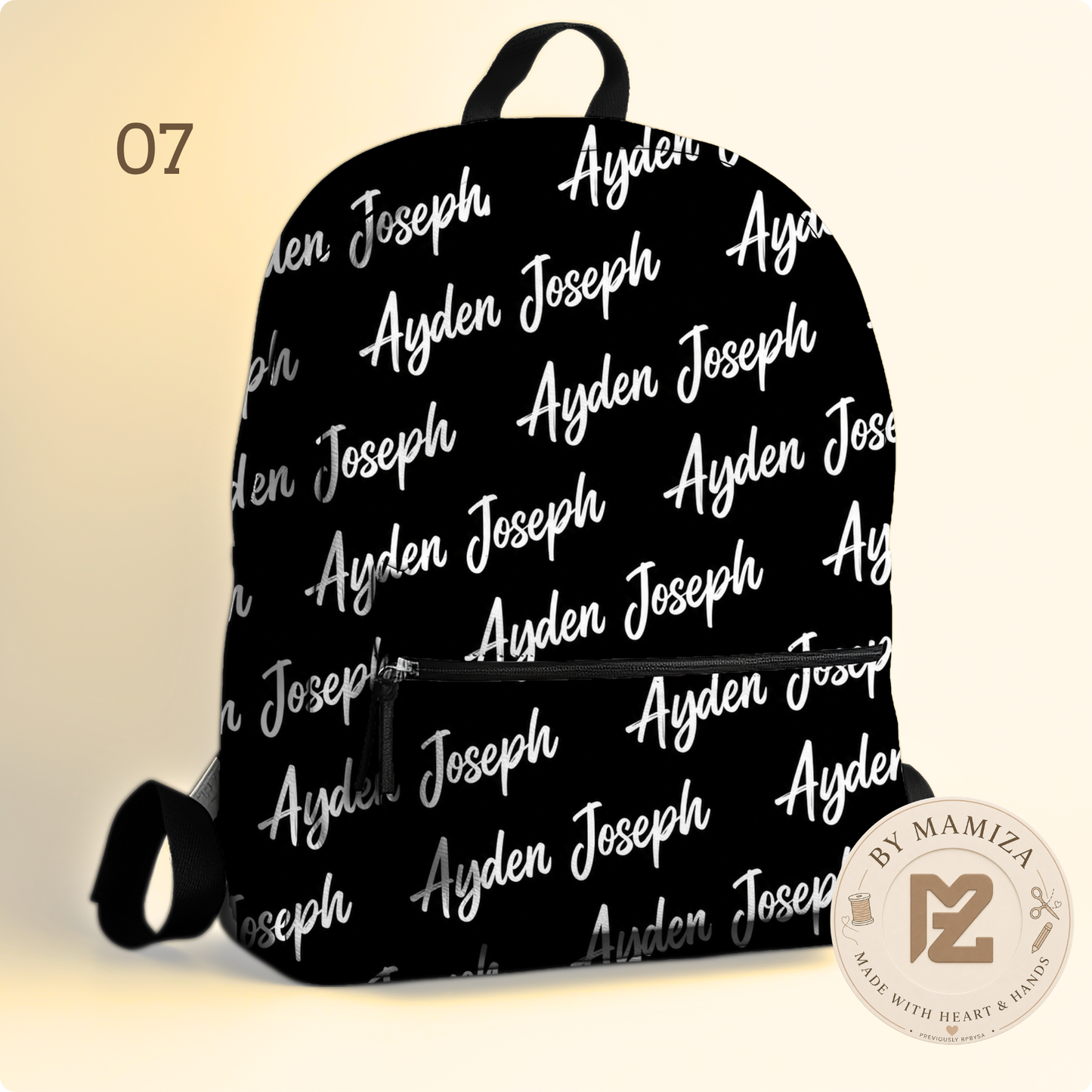 Names Themed Bagpacks