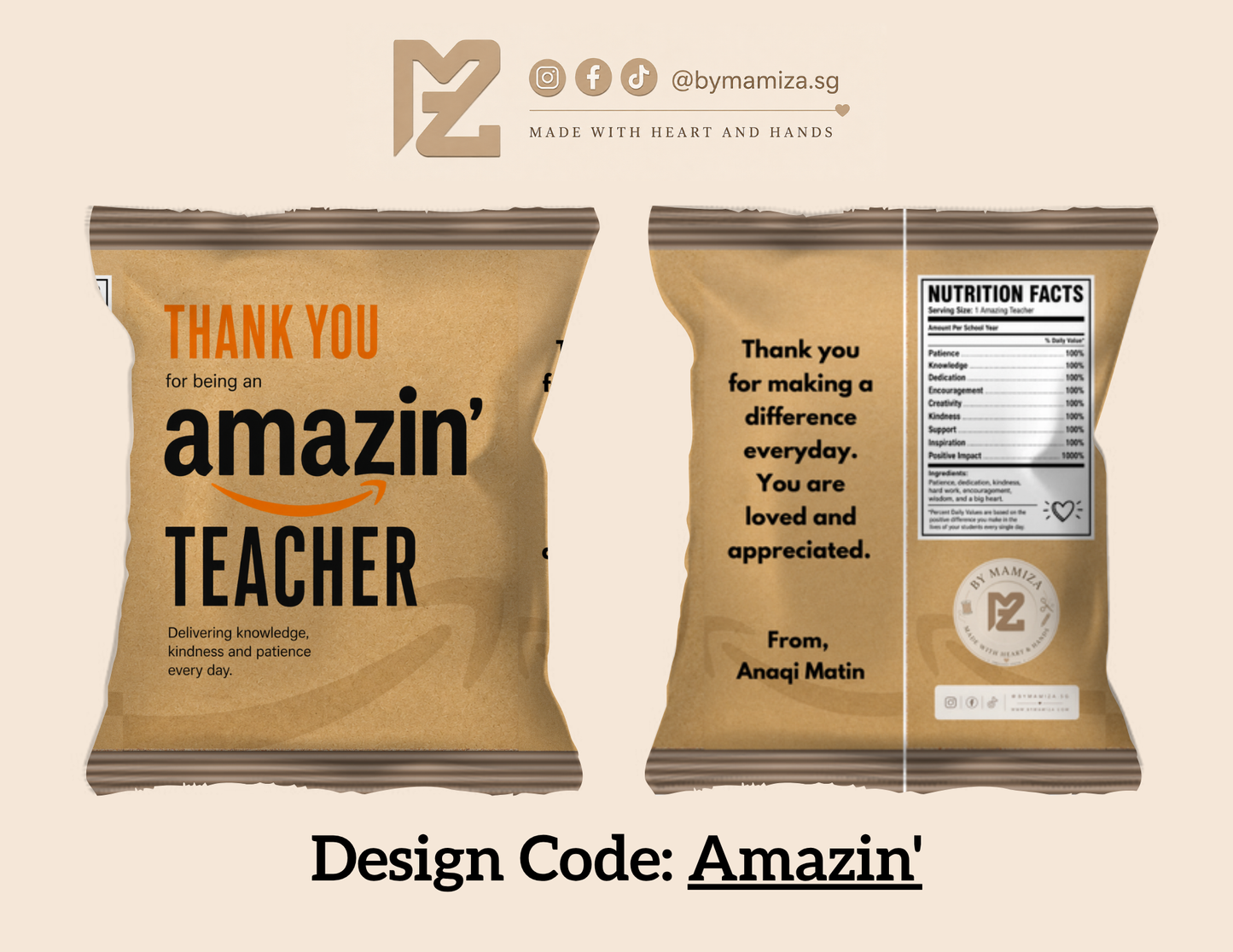 Teacher’s Day Design - Chipbags