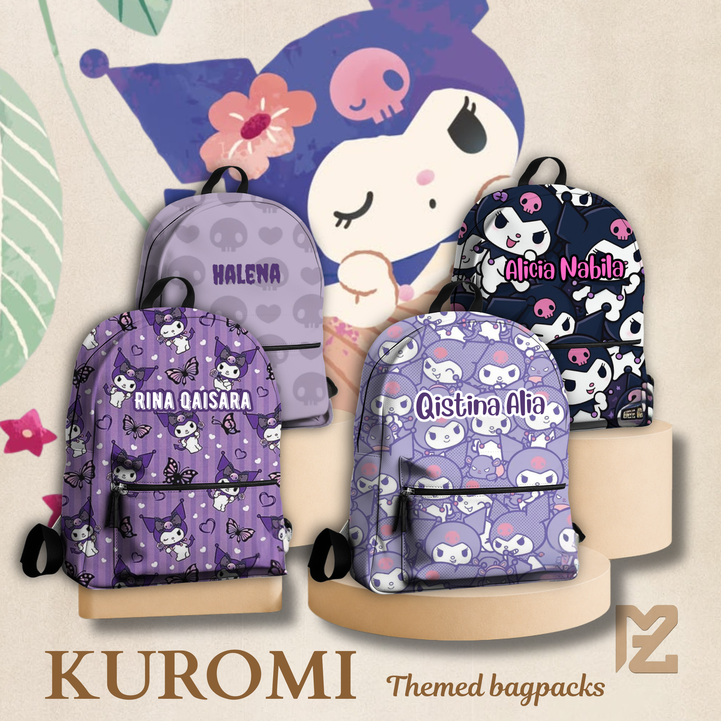 Kuromi Themed Bagpacks