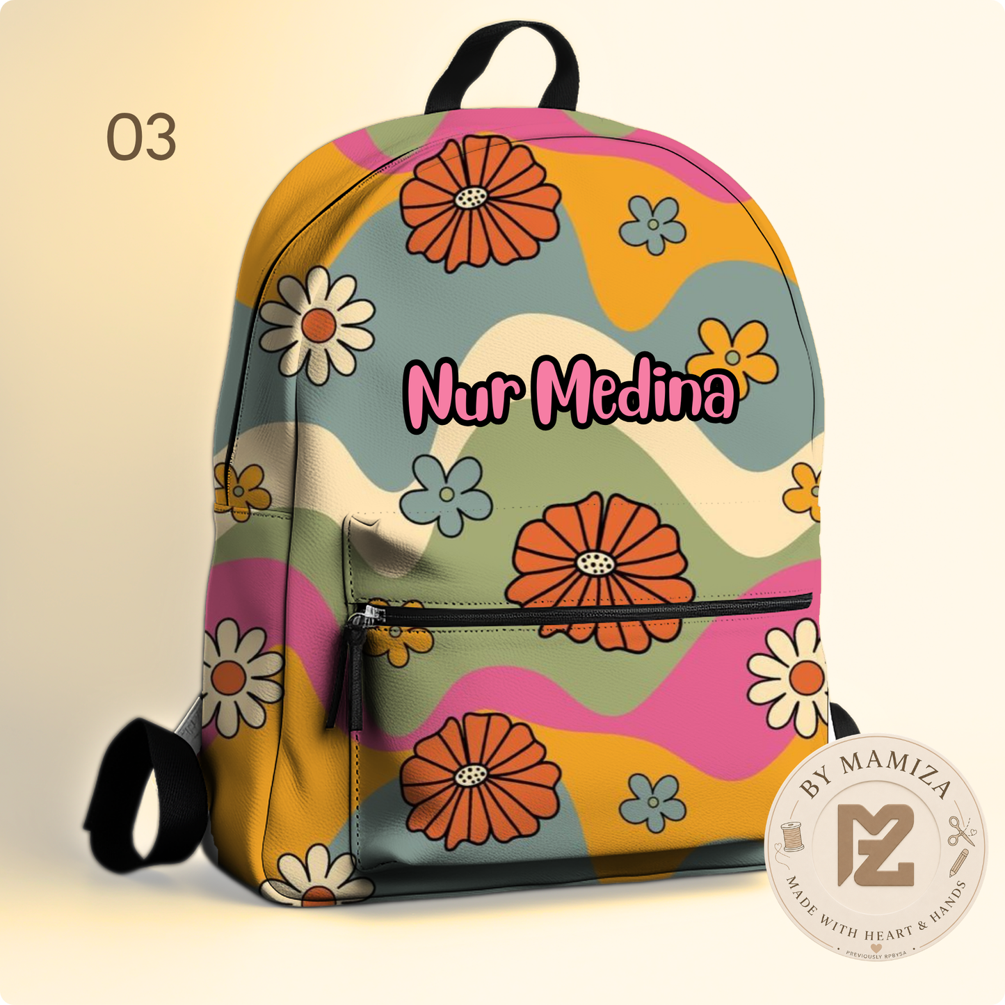 Flowers Themed Bagpacks