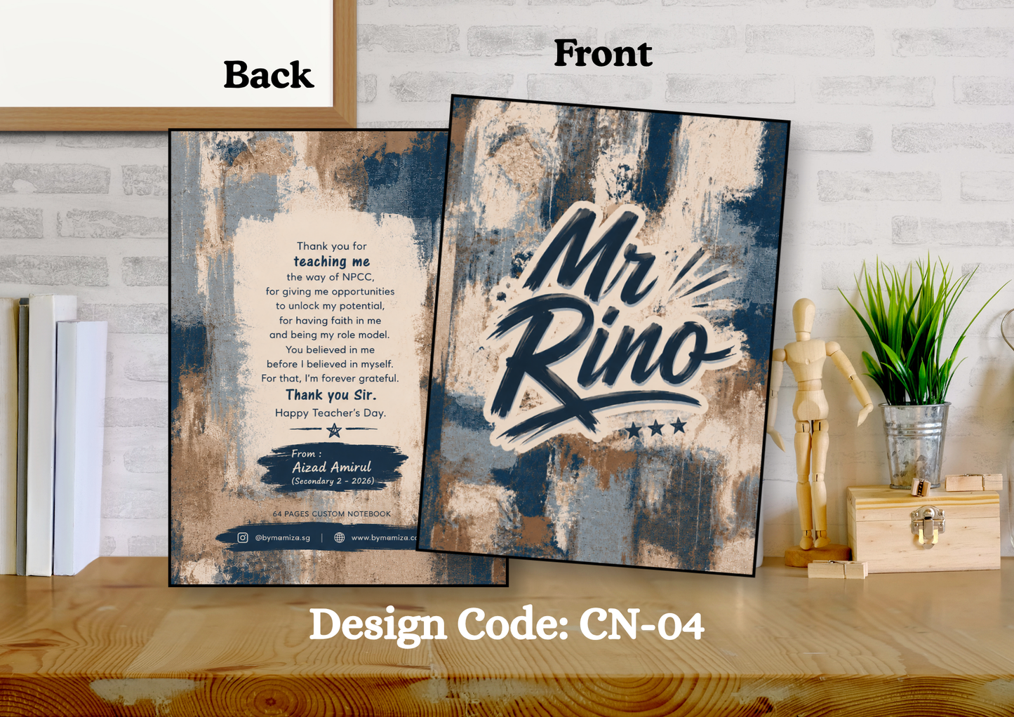 Custom Notebook (A6)