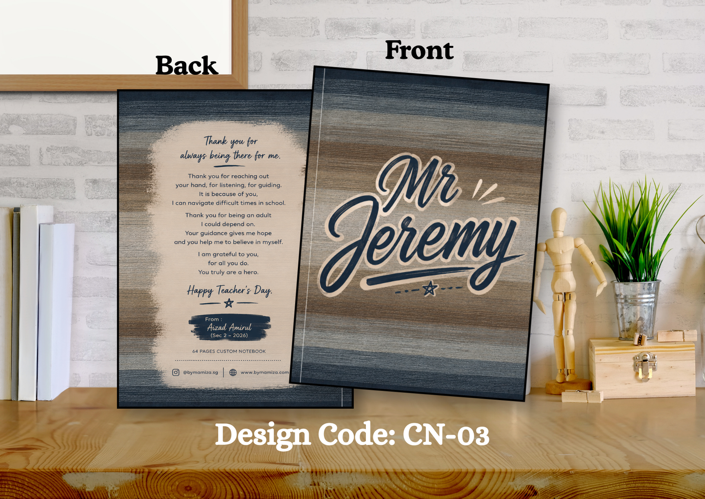 Custom Notebook (A6)