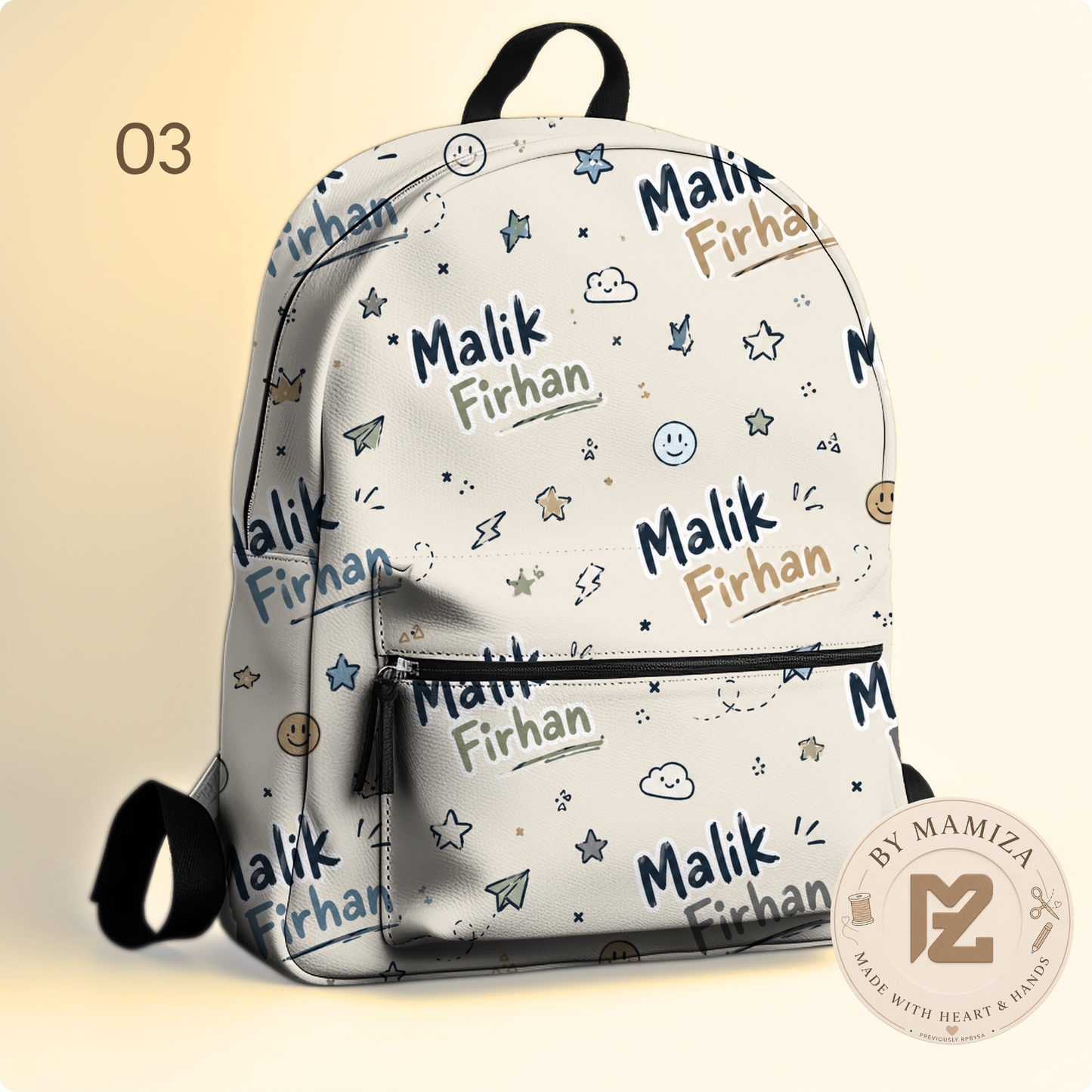 Names Themed Bagpacks