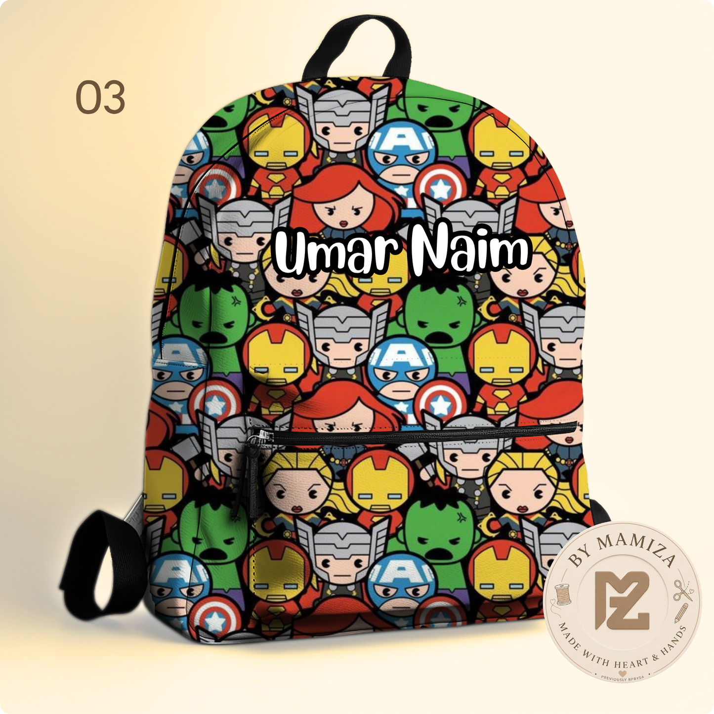 Superhero Themed Bagpacks