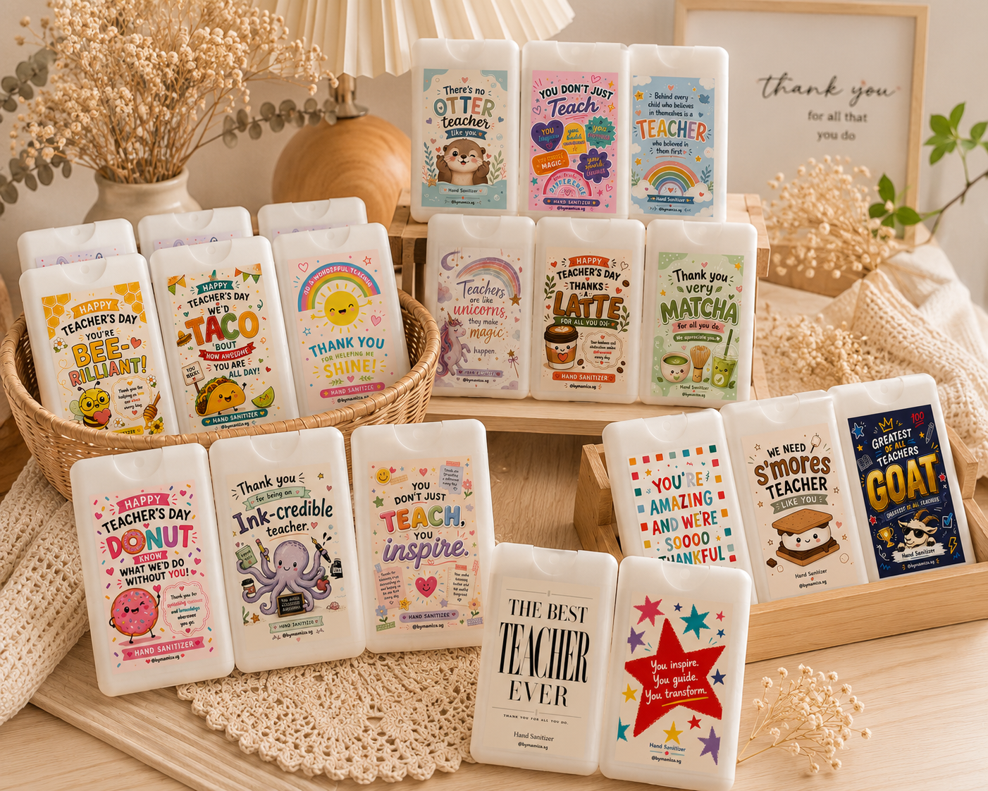 Teacher's Day Designs - Pocket Hand Sanitizer