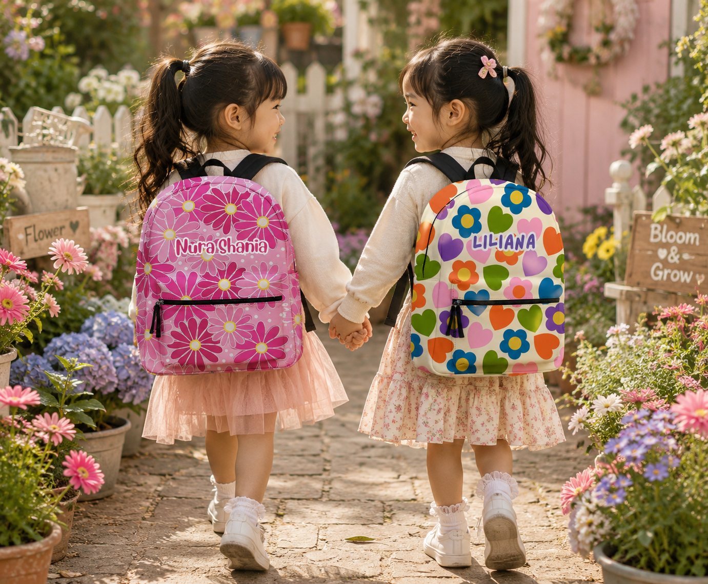 Flowers Themed Bagpacks
