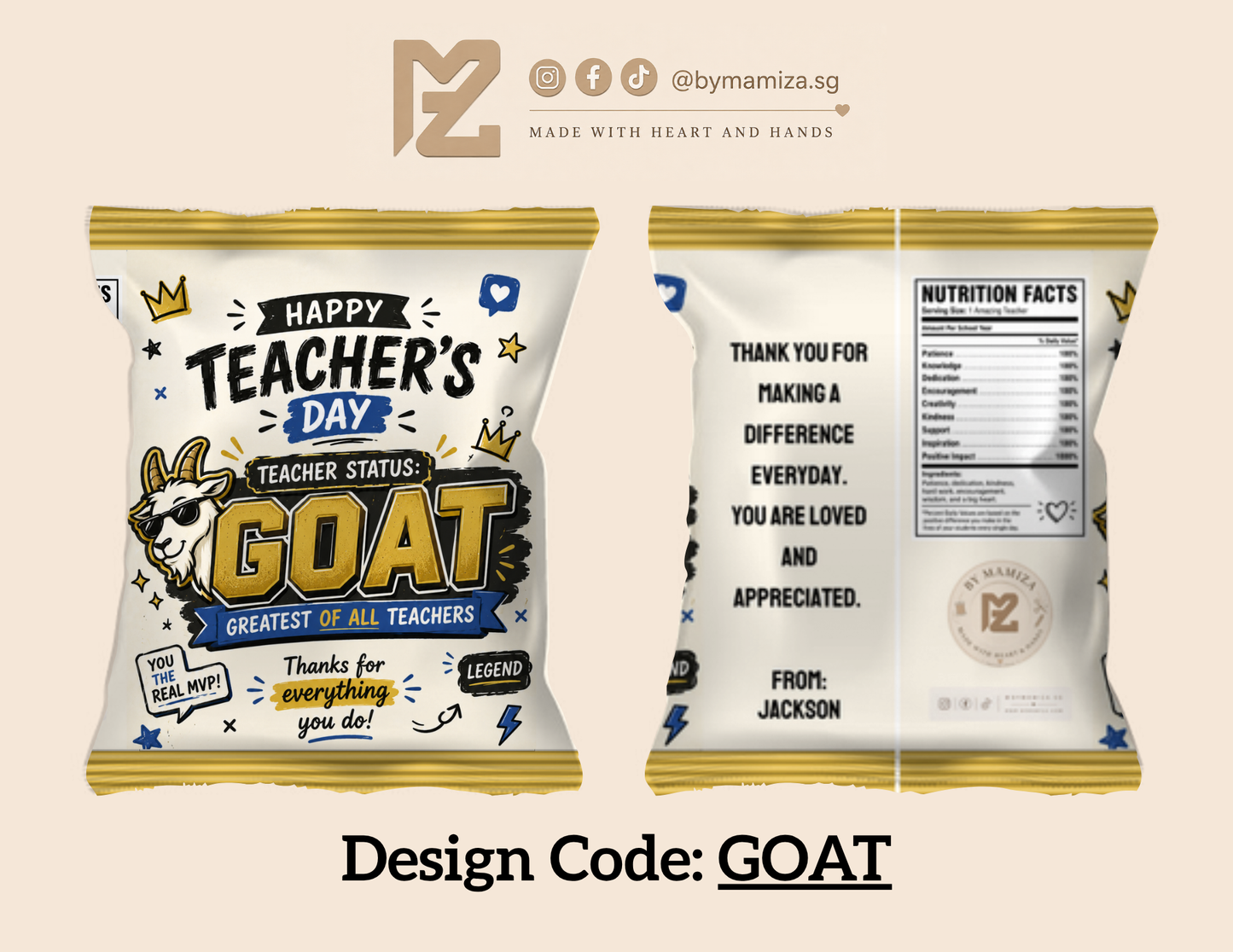 Teacher’s Day Design - Chipbags