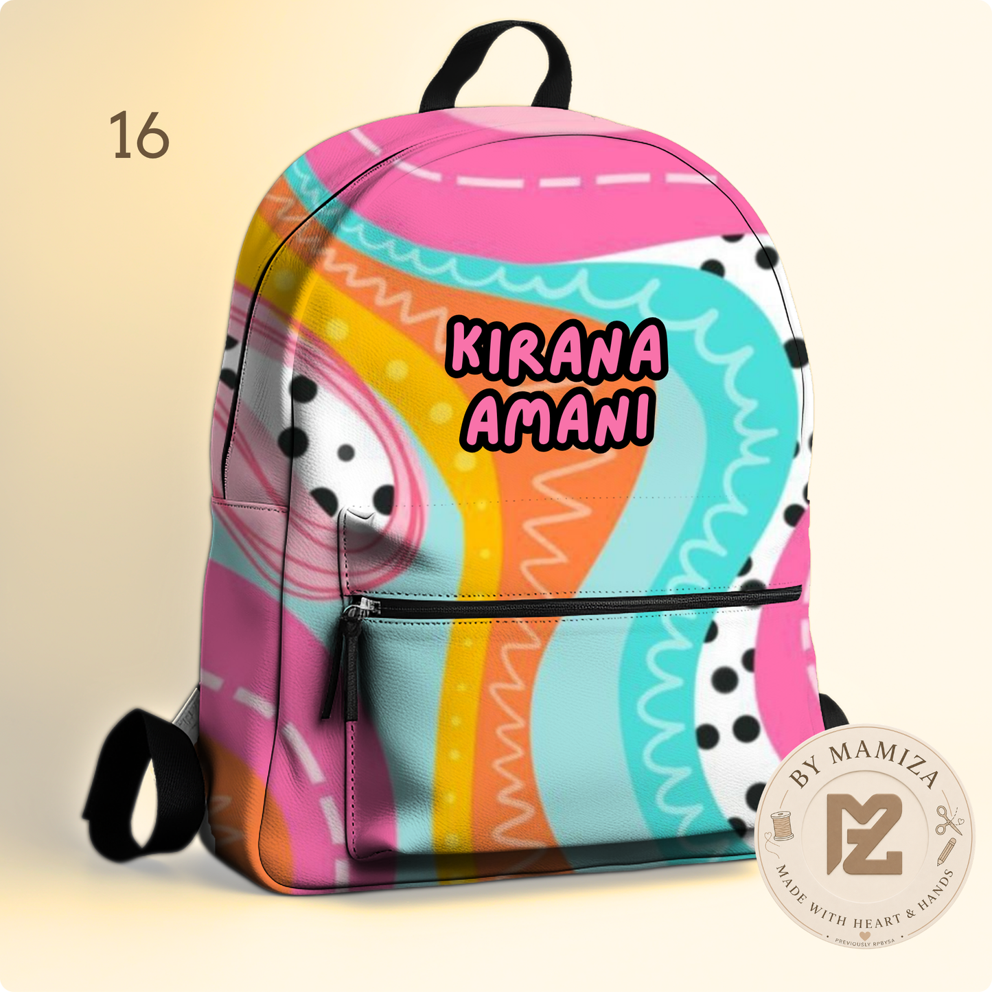 Patterns Themed Bagpacks