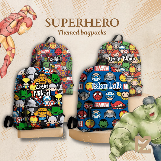 Superhero Themed Bagpacks