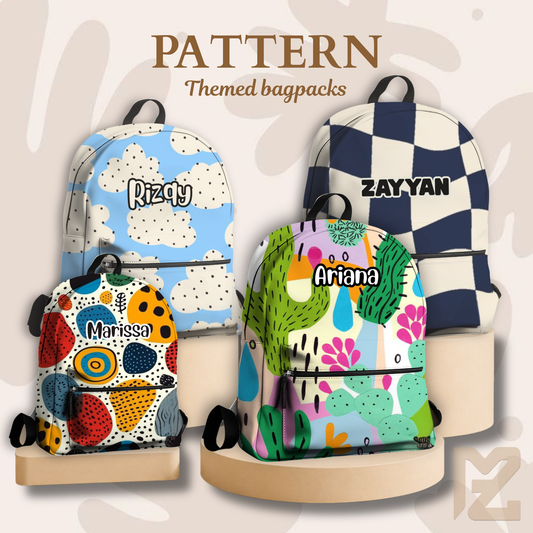 Patterns Themed Bagpacks