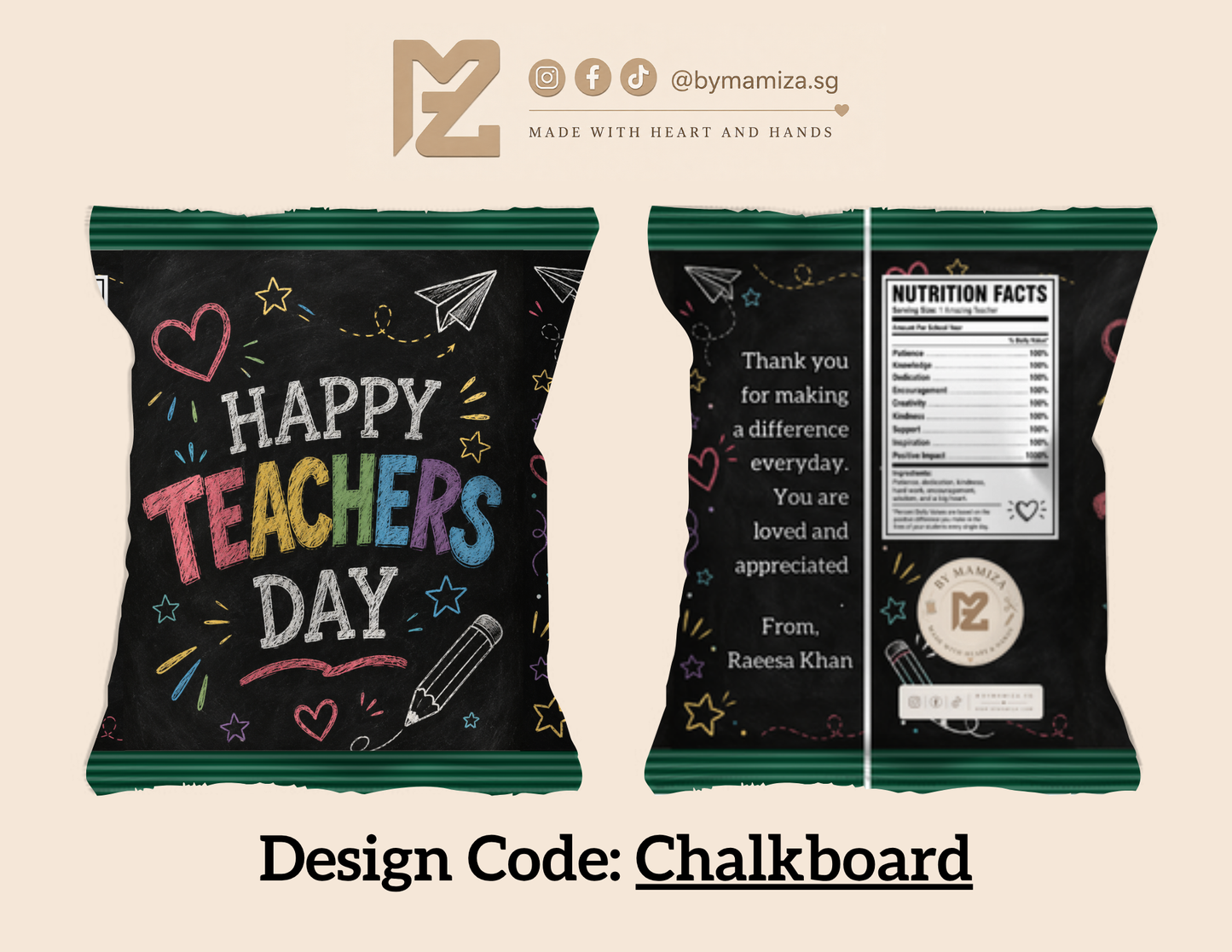 Teacher’s Day Design - Chipbags