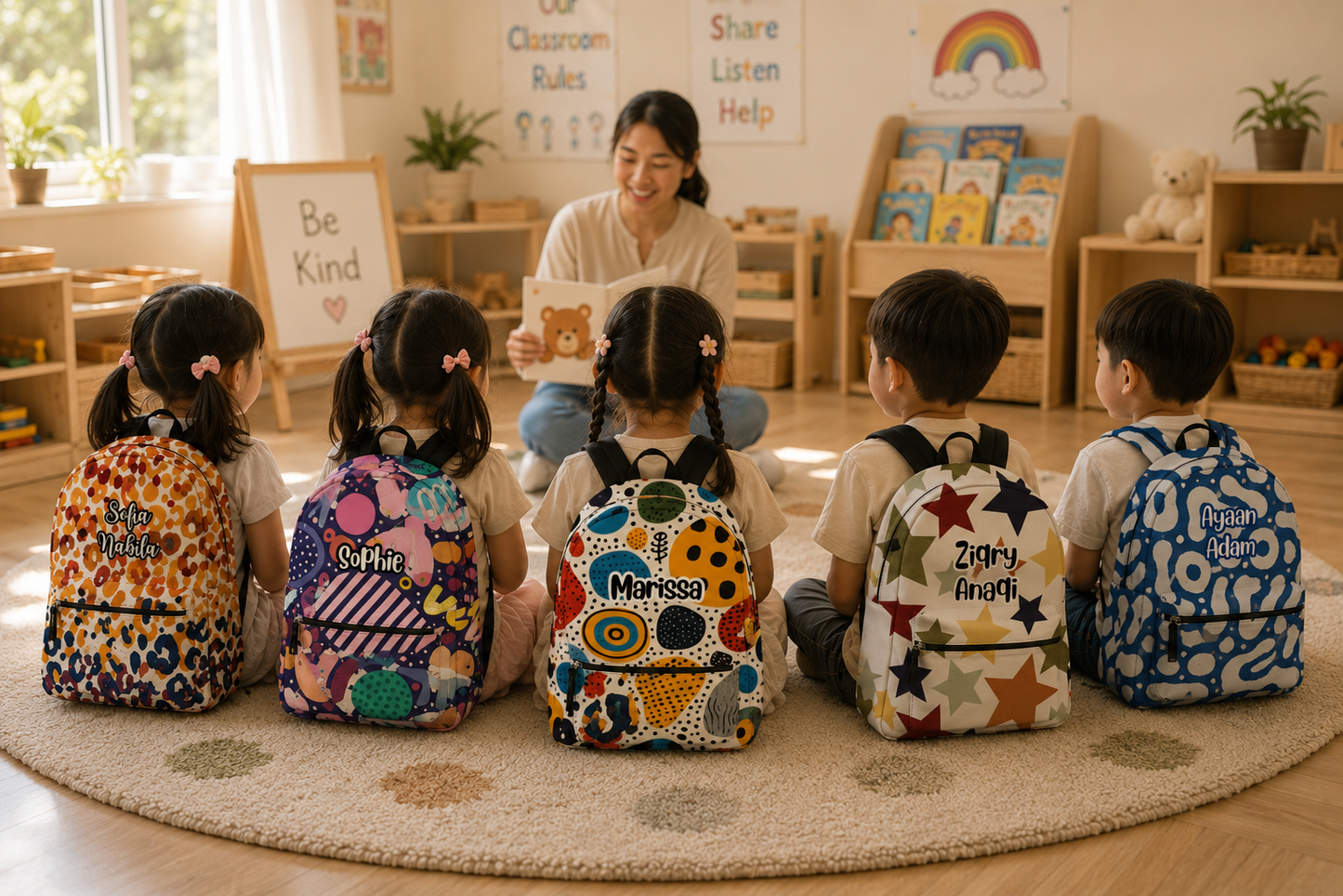 Patterns Themed Bagpacks