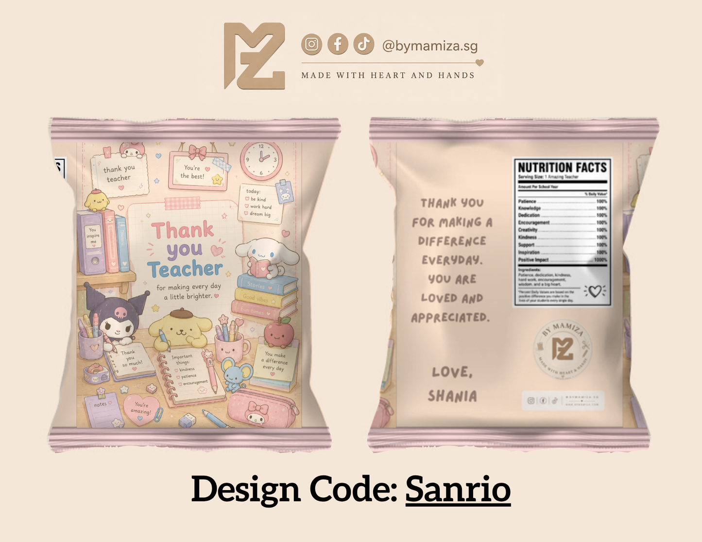 Teacher’s Day Design - Chipbags