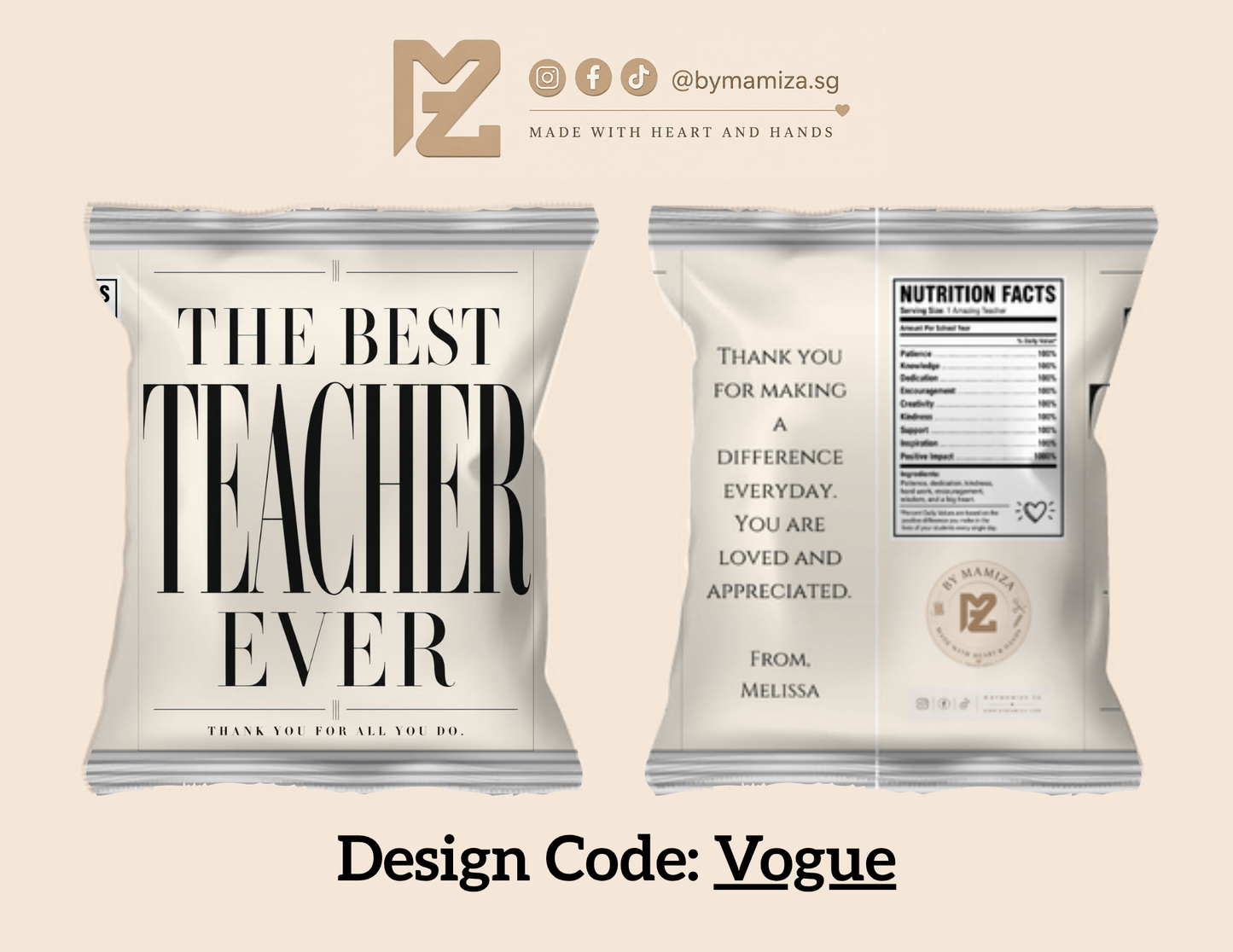 Teacher’s Day Design - Chipbags
