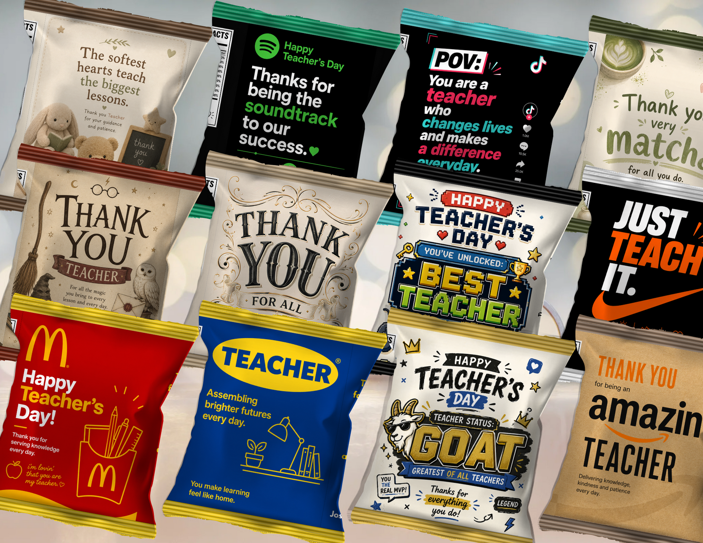 Teacher’s Day Design - Chipbags
