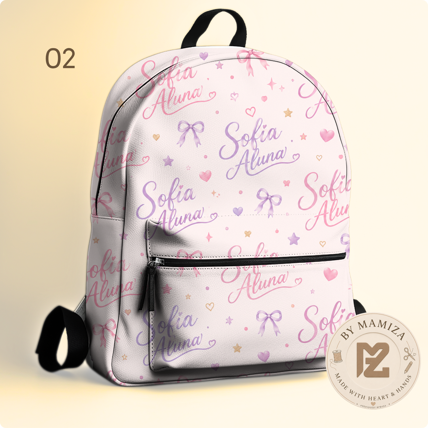Names Themed Bagpacks