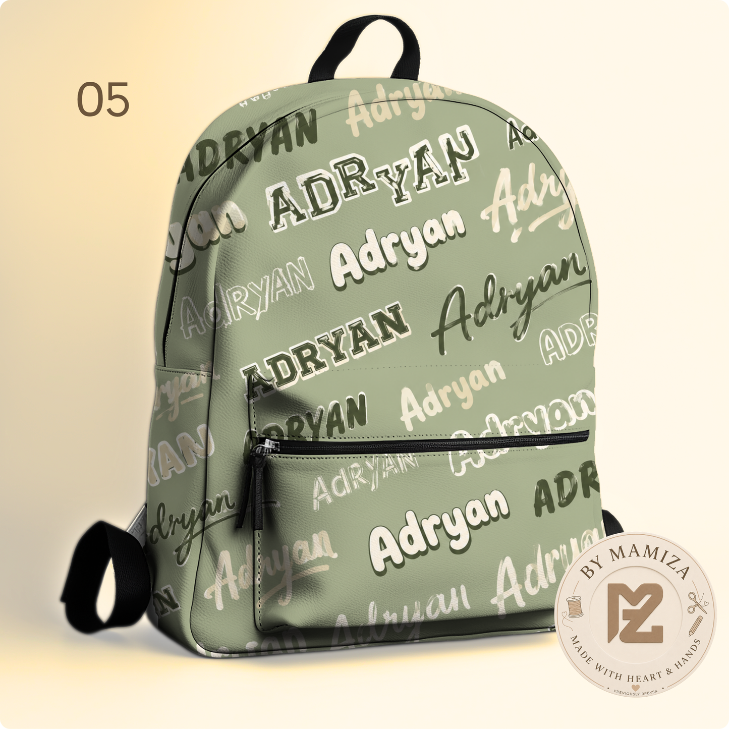 Names Themed Bagpacks